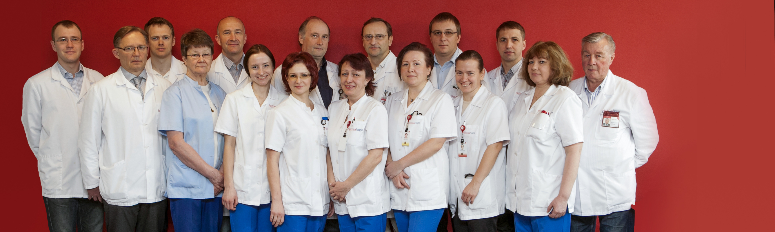 Rindkere- ja veresoontekirurgia osakonna sõbralik meeskond