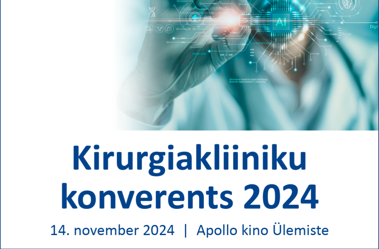 Regionaalhaigla kutsub osa saama Kirurgiakliiniku konverentsist 14. novembril Ülemiste Apollo kinos. Kohal on oma ala tipud, kes jagavad sel päeval enda teadmis